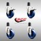 Service Caster 4 Inch 316SS Solid Poly Swivel 1-3/4 Inch Expanding Stem Caster Lock Brake, 2PK SCC-SS316TTLEX20S414-SPUS-2-S-2-134 - alternate 3